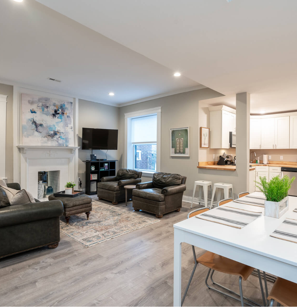 Renovated townhome managed by JZ Vacation Rentals