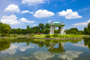 Pagoda Circle In Forest Park In St. Louis, Missouri, USA - JZ Vacation Rentals St. Louis Vacation Rental